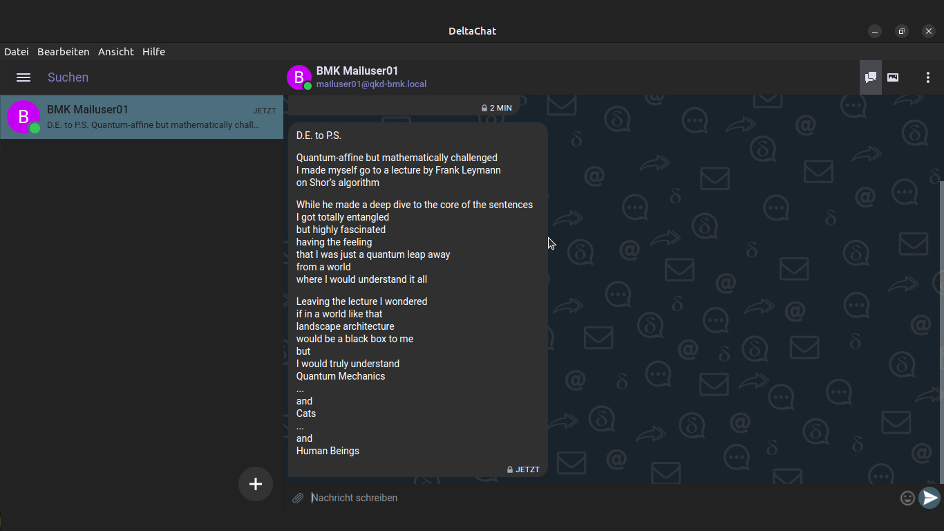 Quantenverschlüsselte Chatnachricht AIT-Account mit Nachricht von BMK.jpg