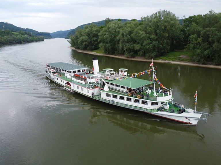 22 Jahre auf dem Dampfschiff Schönbrunn